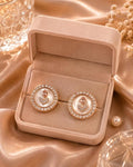 Rose Gold Tulip Stud Earrings