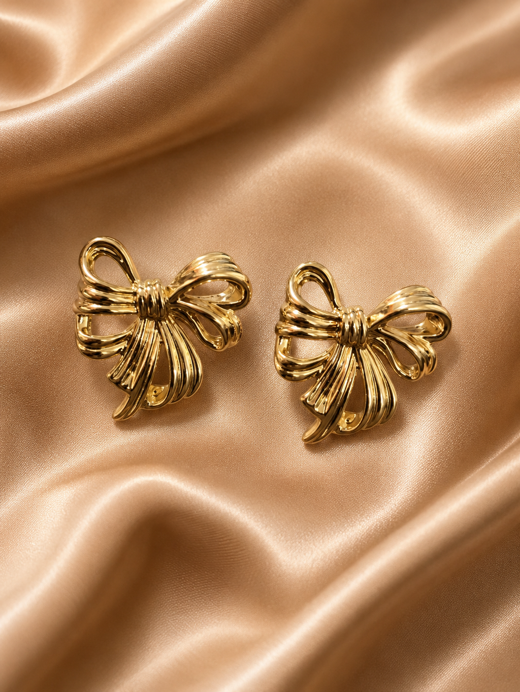Velvet Bow Statement Stud Earrings | Elegant Party & Western Wear Fashion Jewelry